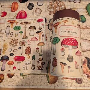 Mushroom Vintage Puzzle